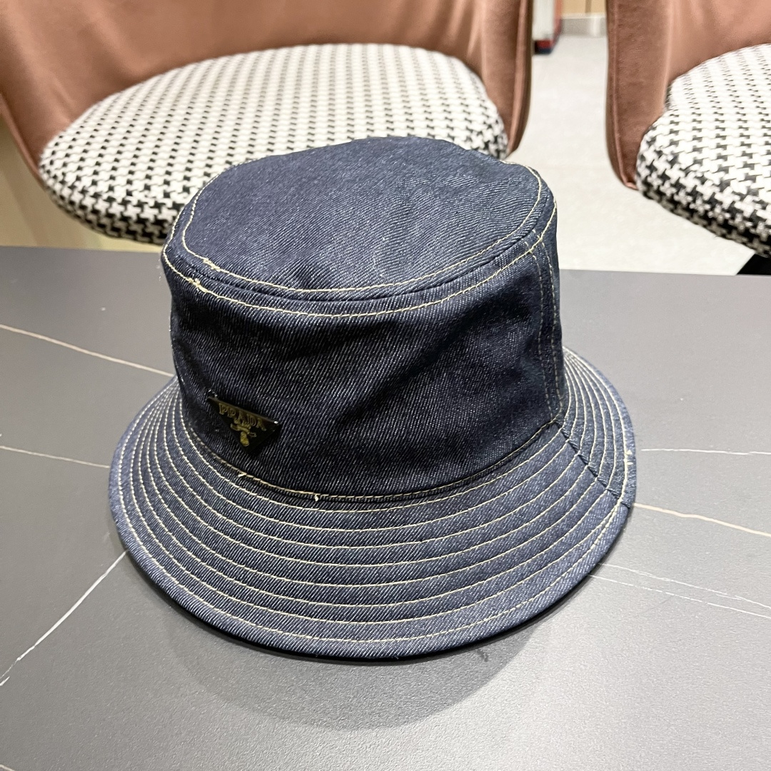 【普拉达】Prada 25春夏新款大牌棒球帽，渔夫帽，显脸小 大牌款超好搭配，赶紧入手！