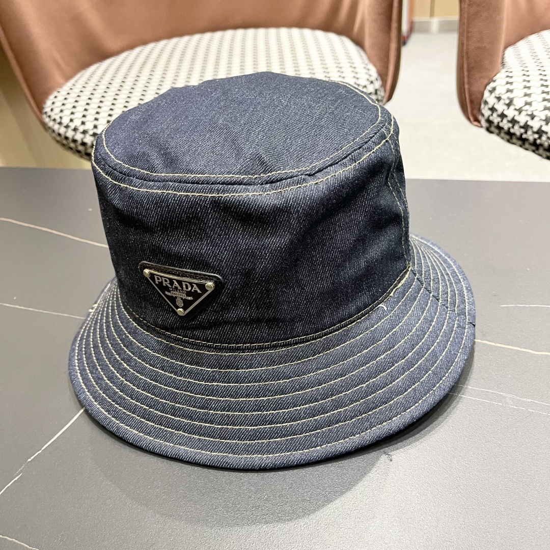 【普拉达】Prada 25春夏新款大牌棒球帽，渔夫帽，显脸小 大牌款超好搭配，赶紧入手！