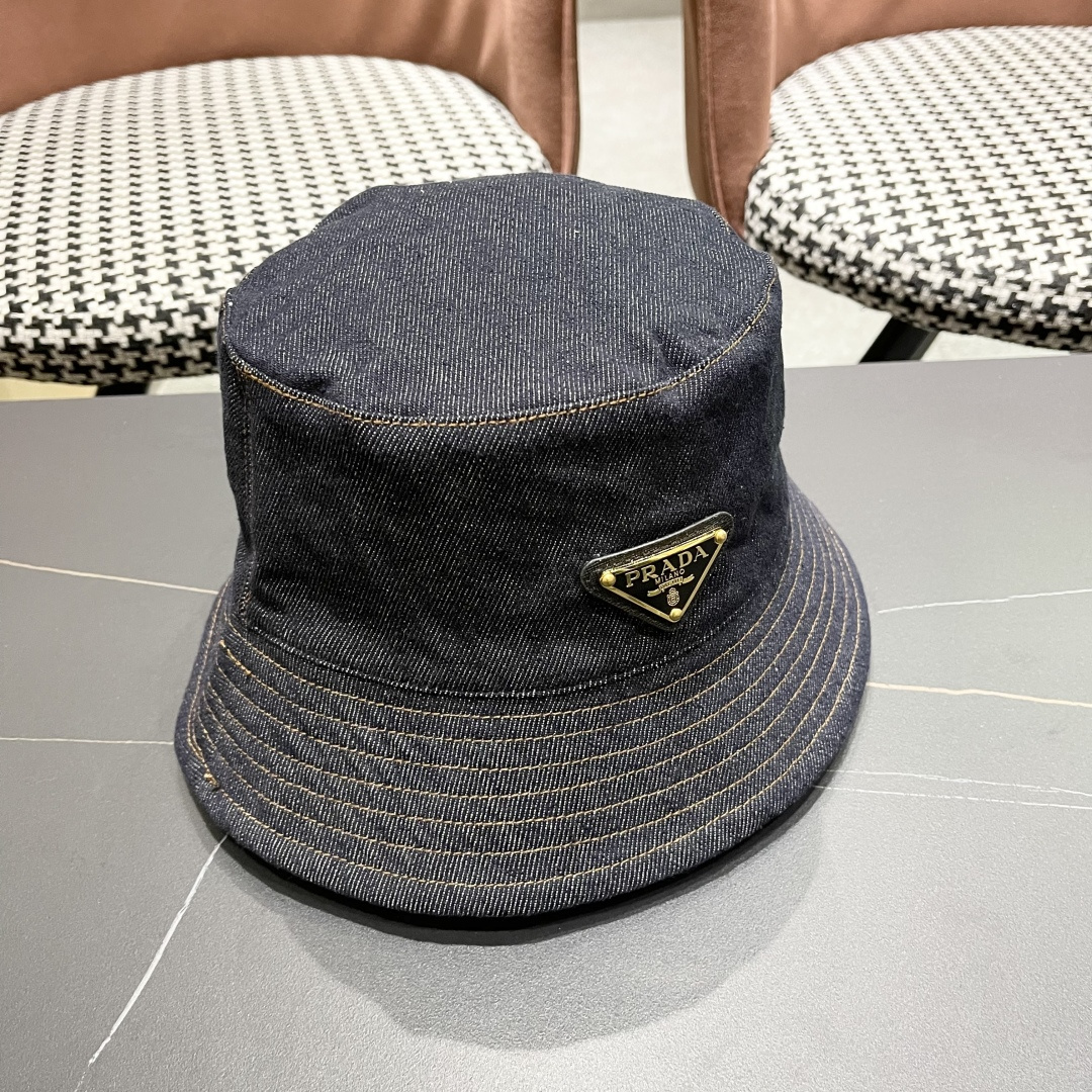 棒球帽 渔夫帽 Prada(普拉达)新款原单棒球帽， 1:1开模订制，原版牛津布料+头层牛皮，做工完美，