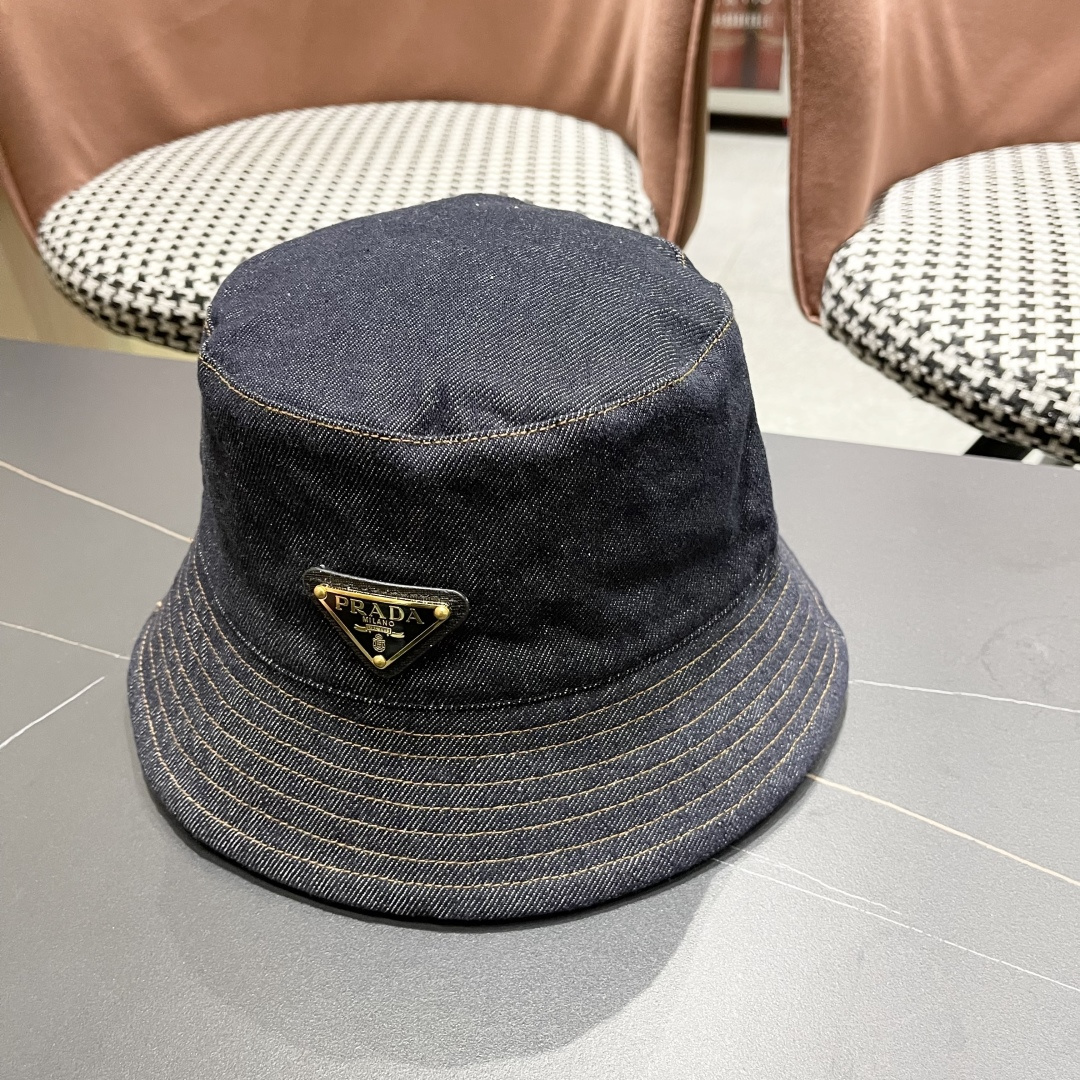 棒球帽 渔夫帽 Prada(普拉达)新款原单棒球帽， 1:1开模订制，原版牛津布料+头层牛皮，做工完美，