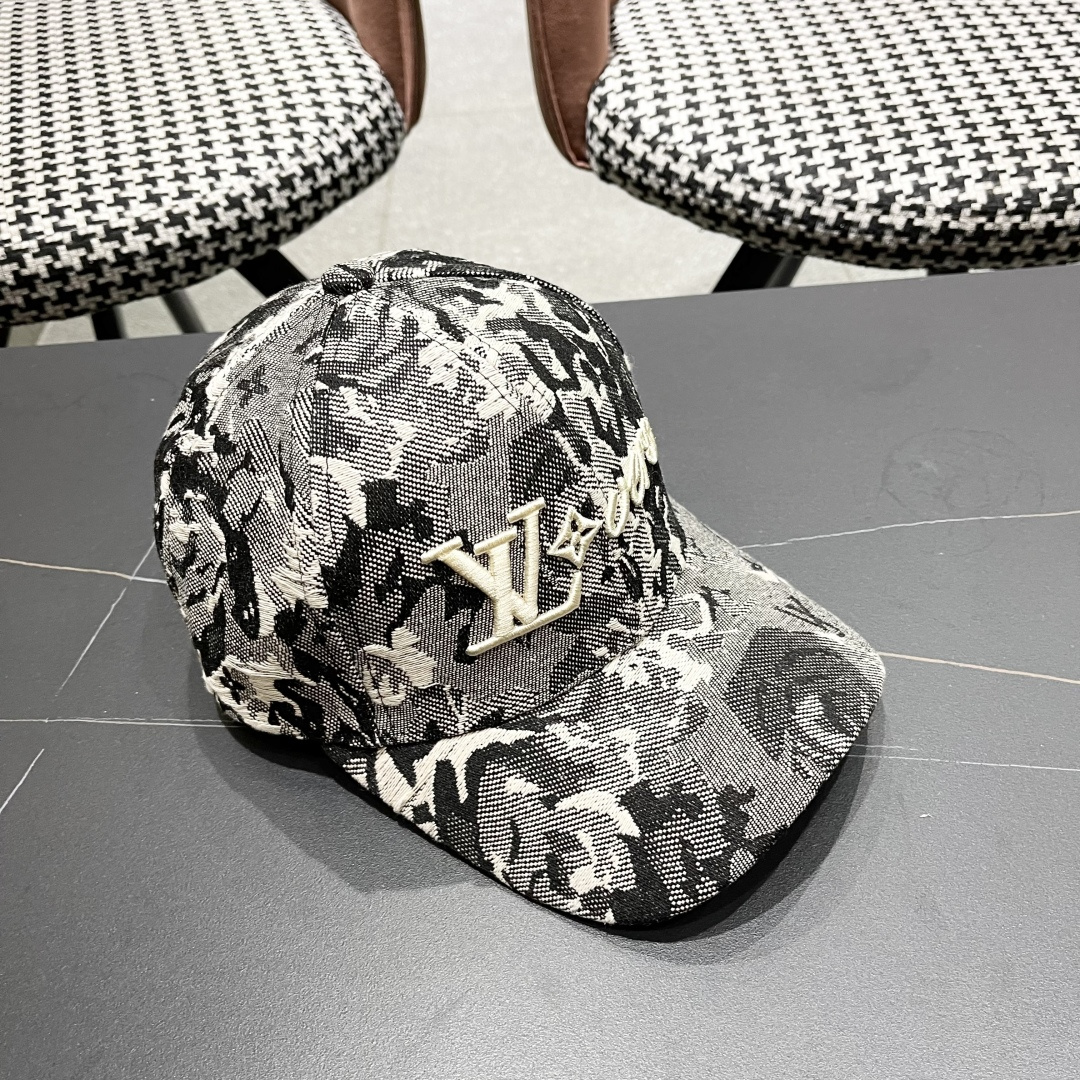 路易威登lv棒球帽 LouisVuitton😍25新款重工打造♥️高端大气，百搭款🤗男女通用！