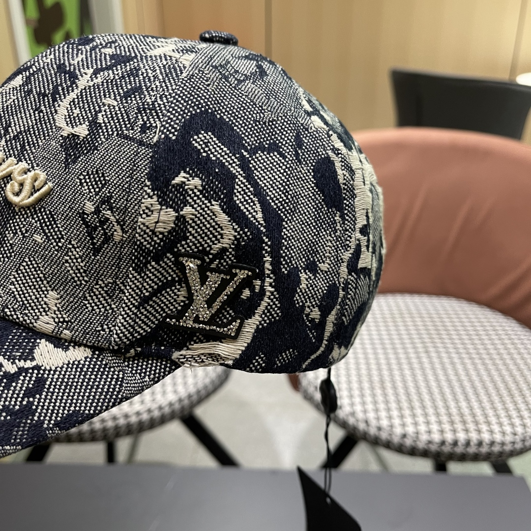 路易威登lv棒球帽 LouisVuitton😍25新款重工打造♥️高端大气，百搭款🤗男女通用！