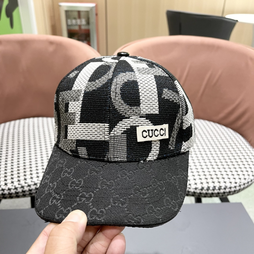  古奇棒球帽♥️GUCCI🧢官网新品，2025棒球帽，原单品质火爆来袭 🔥🎩 工艺非常精美 高档大气上档