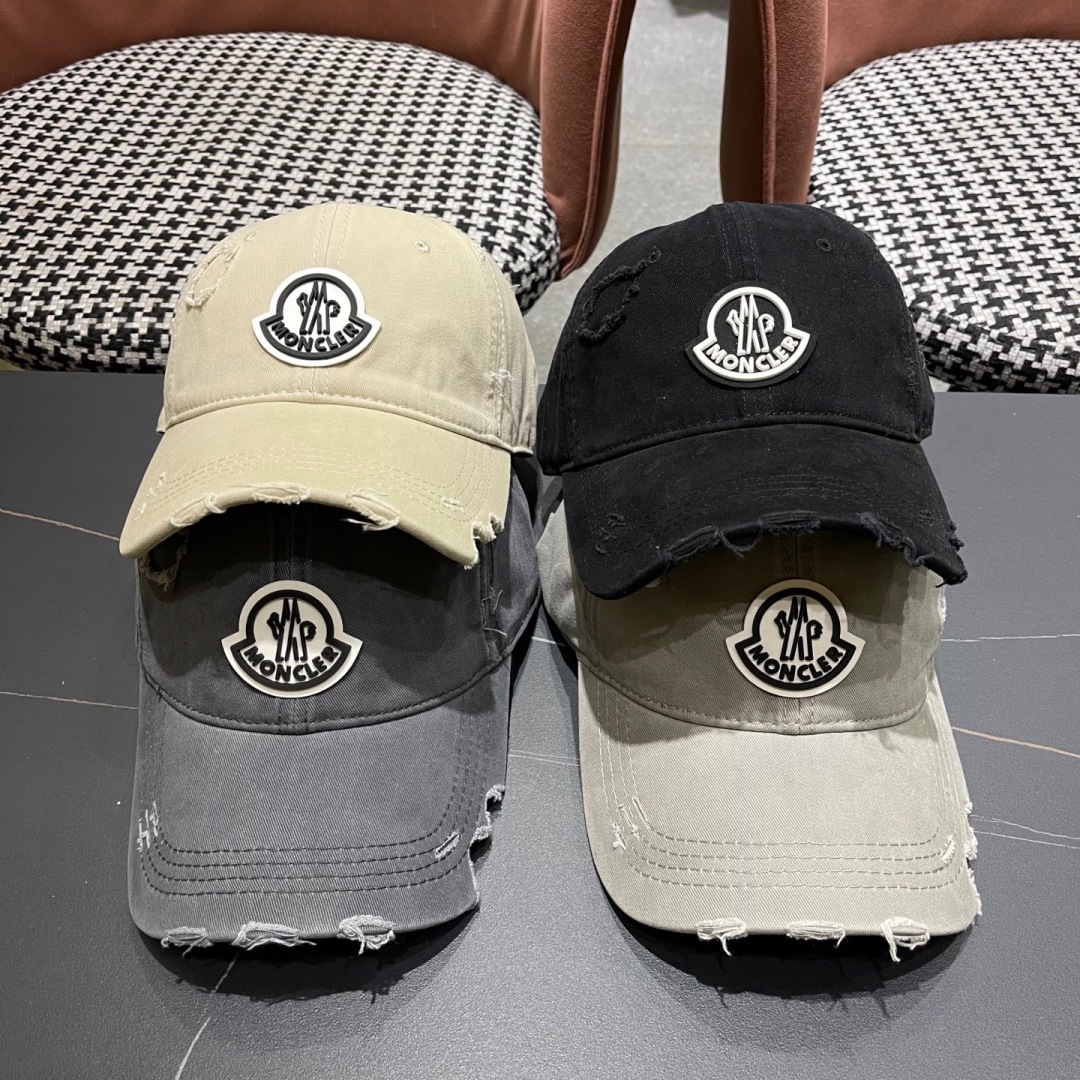  蒙口Moncler🆕春款新款个性棒球帽，高品质透气性巨佳，四季佩戴款
高颜值时尚单品！
男女同款