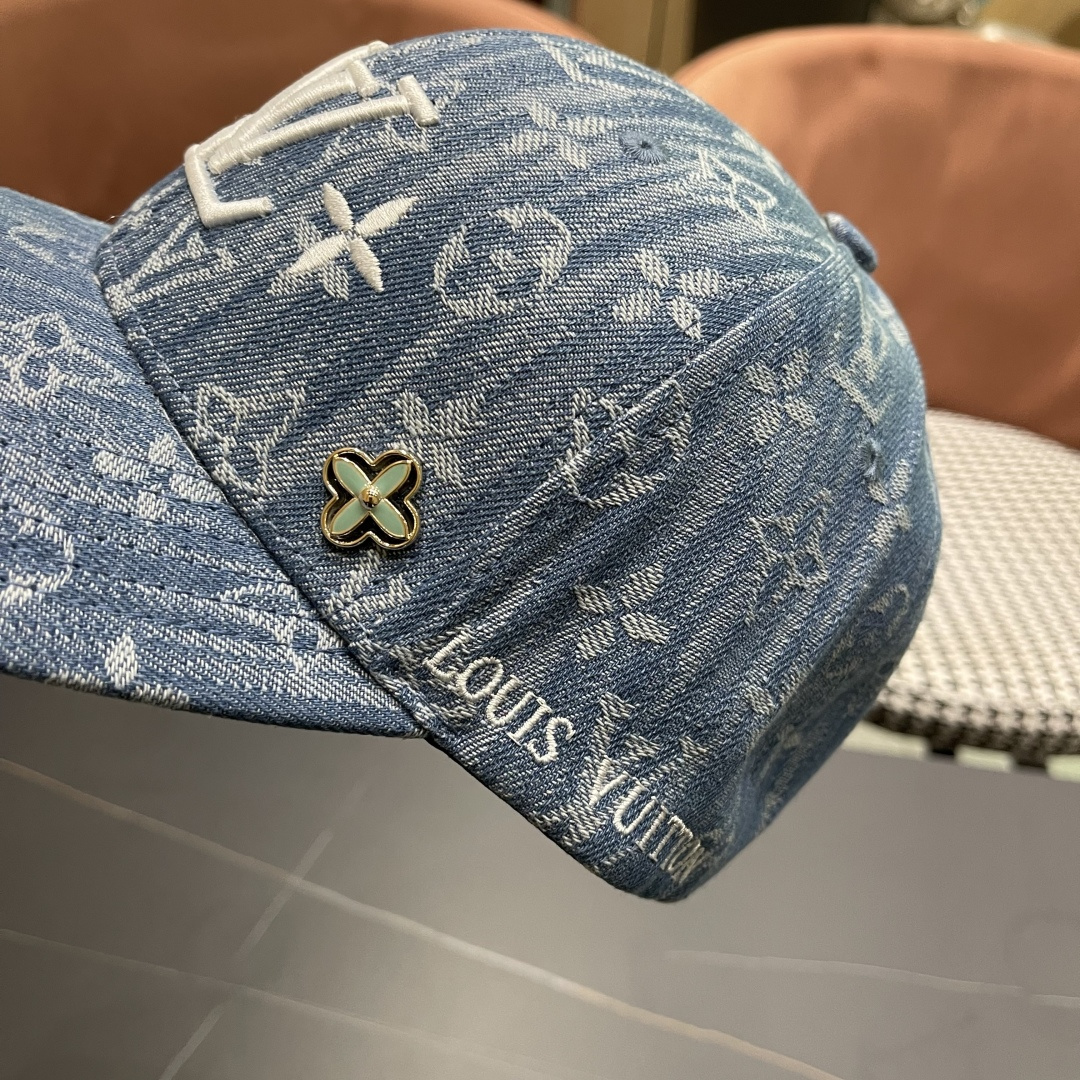 🧢路易威登原单牛仔棒球帽 LouisVuitton😍新款LV棒球帽，男女通用！跑量！
