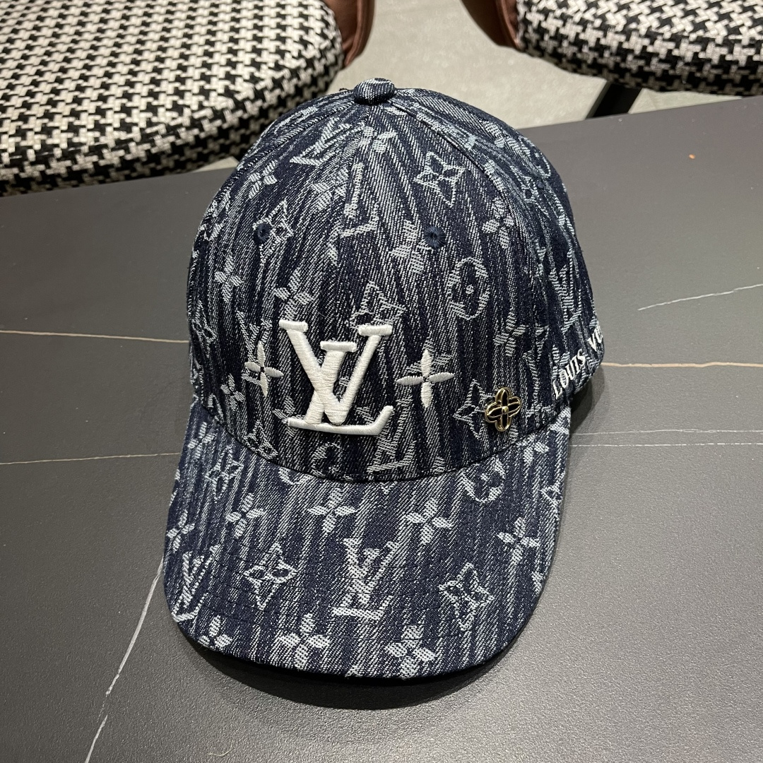 🧢路易威登原单牛仔棒球帽 LouisVuitton😍新款LV棒球帽，男女通用！跑量！