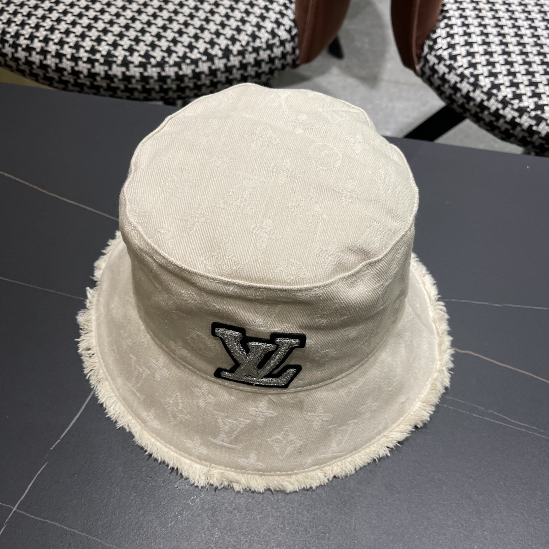  LV路易威登原单牛仔渔夫帽  轻盈透气。完美版型，独家实物拍摄，男女适用