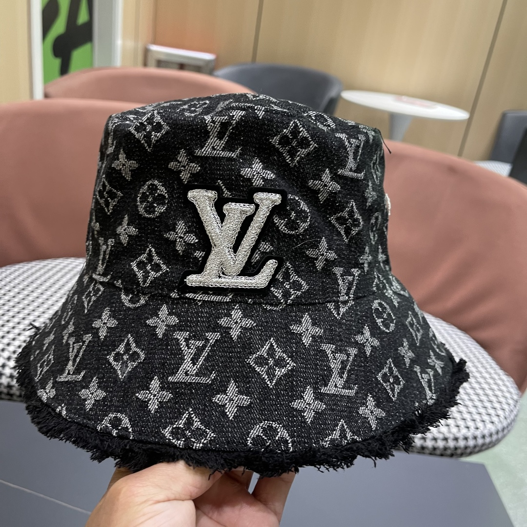  LV路易威登原单牛仔渔夫帽  轻盈透气。完美版型，独家实物拍摄，男女适用
