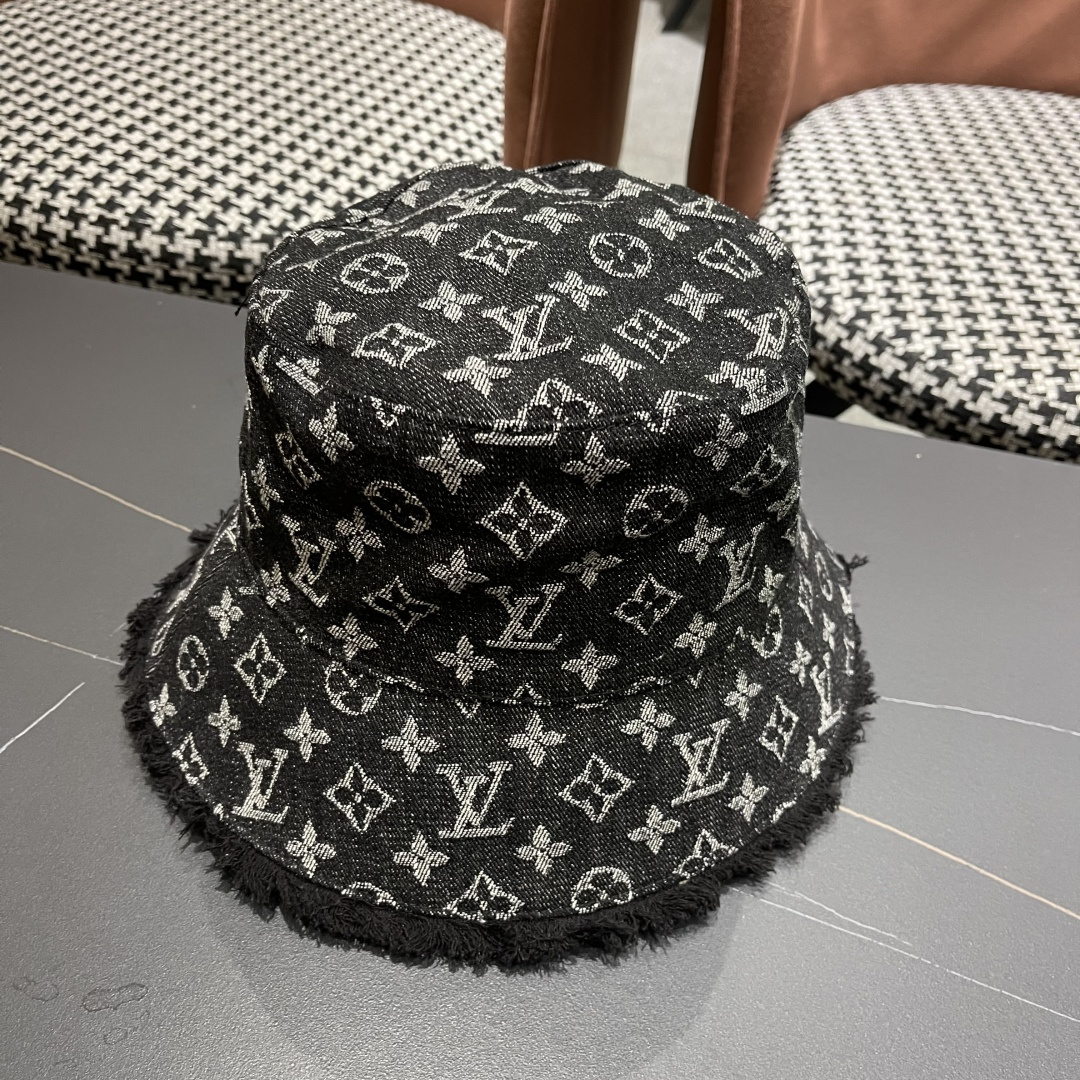  LV路易威登原单牛仔渔夫帽  轻盈透气。完美版型，独家实物拍摄，男女适用