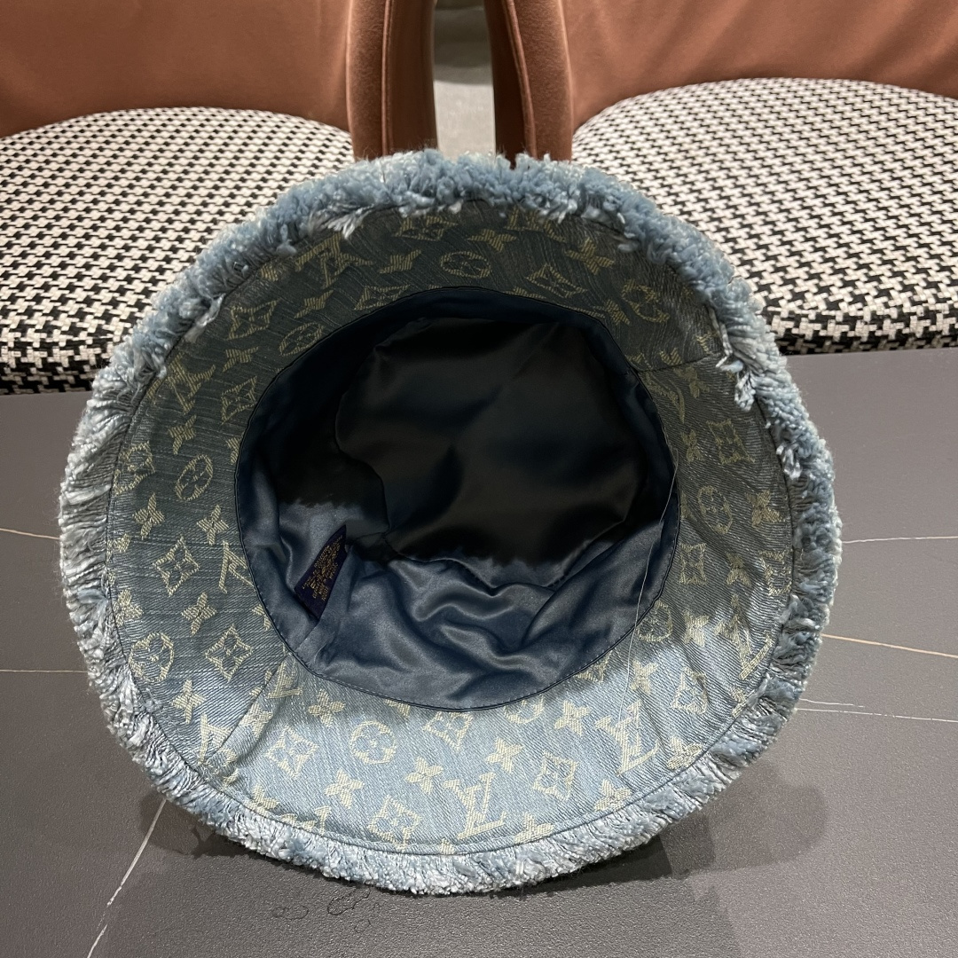  LV路易威登原单牛仔渔夫帽  轻盈透气。完美版型，独家实物拍摄，男女适用