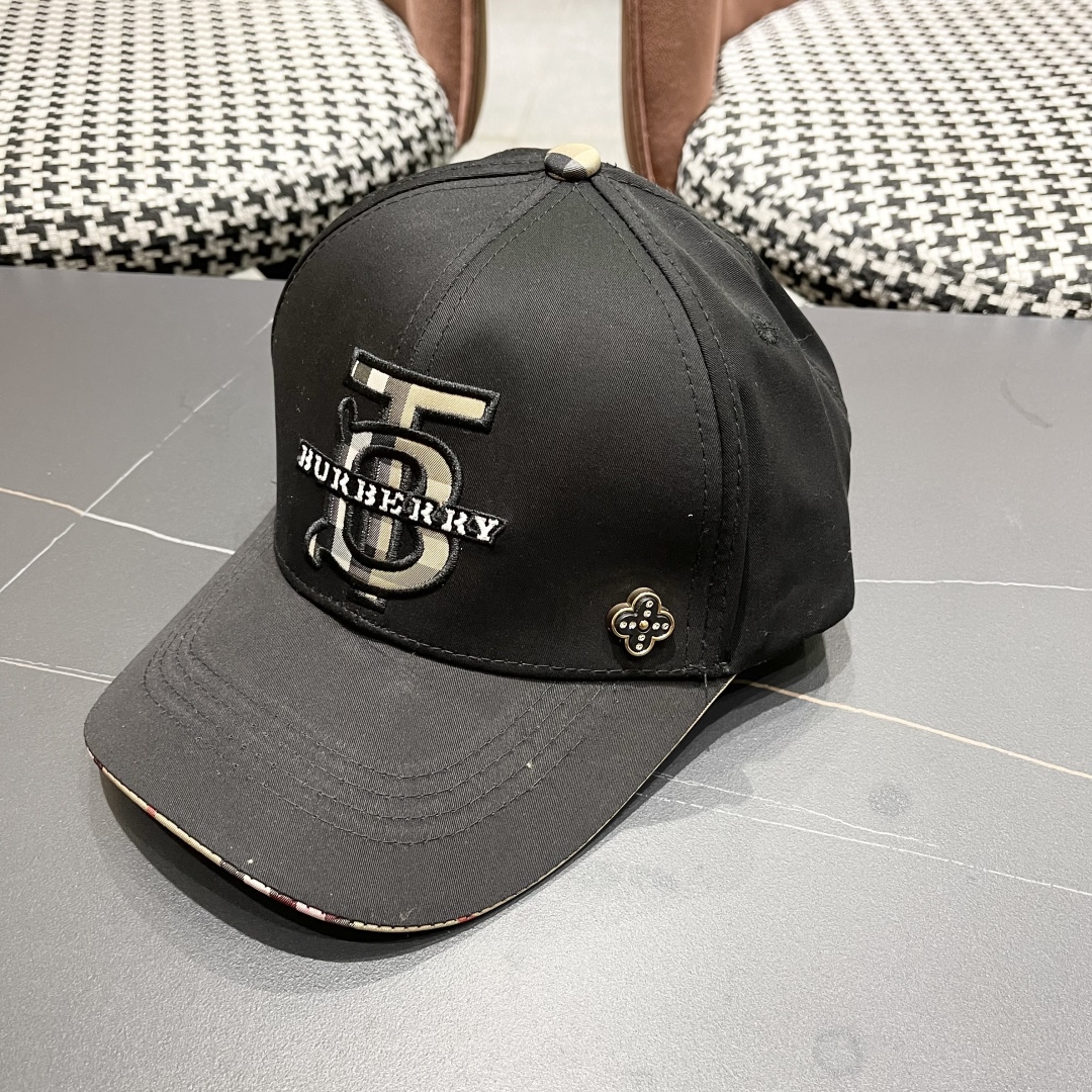 Burberry Baseball Cap, Cotton-linen Fabric, Adjustable Strap, Unisex Design 3 cmp i1748183268713 7902 0 1