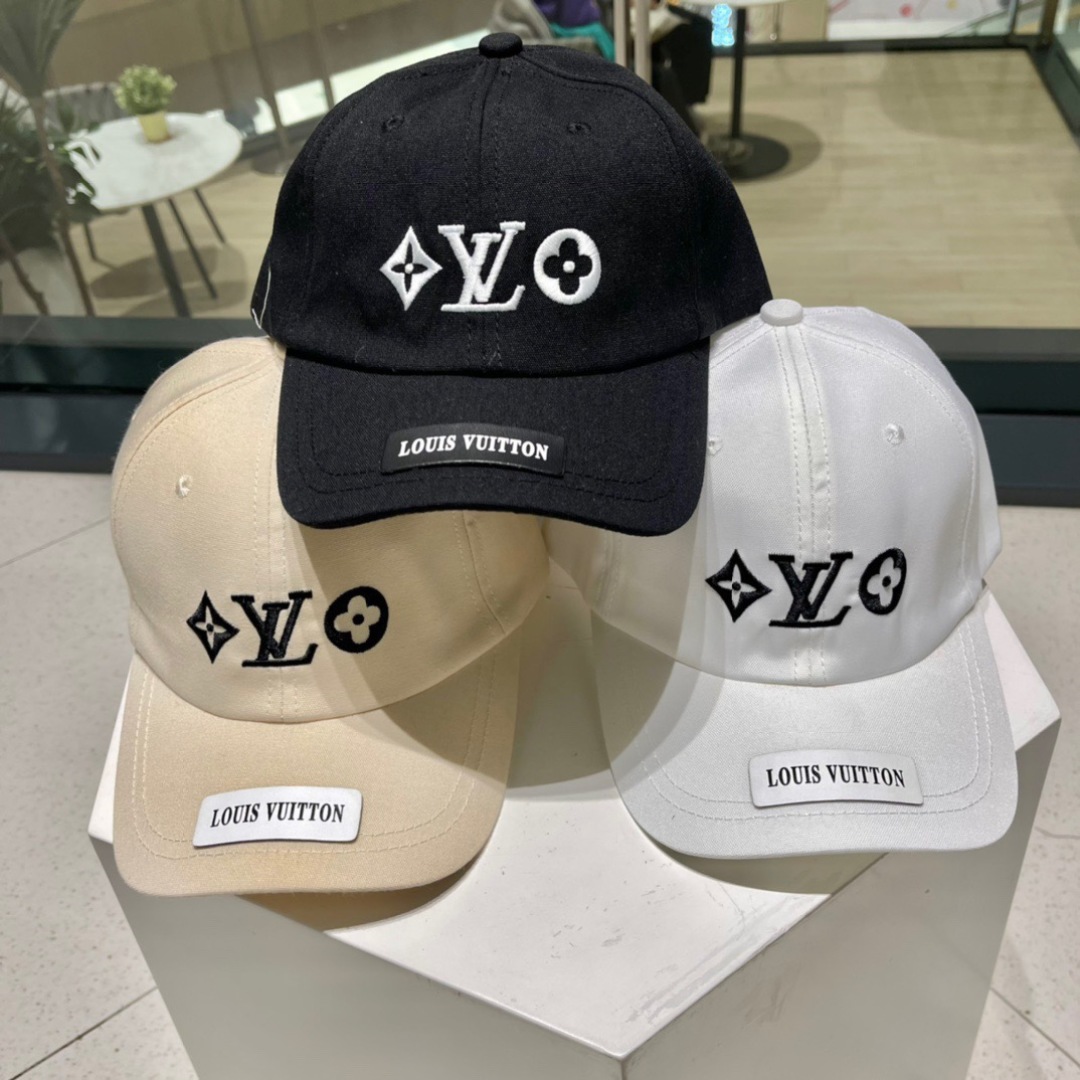 【LV】2025新款专柜同步棒球帽，专柜同步出货，大牌款超好搭配，赶紧入手！