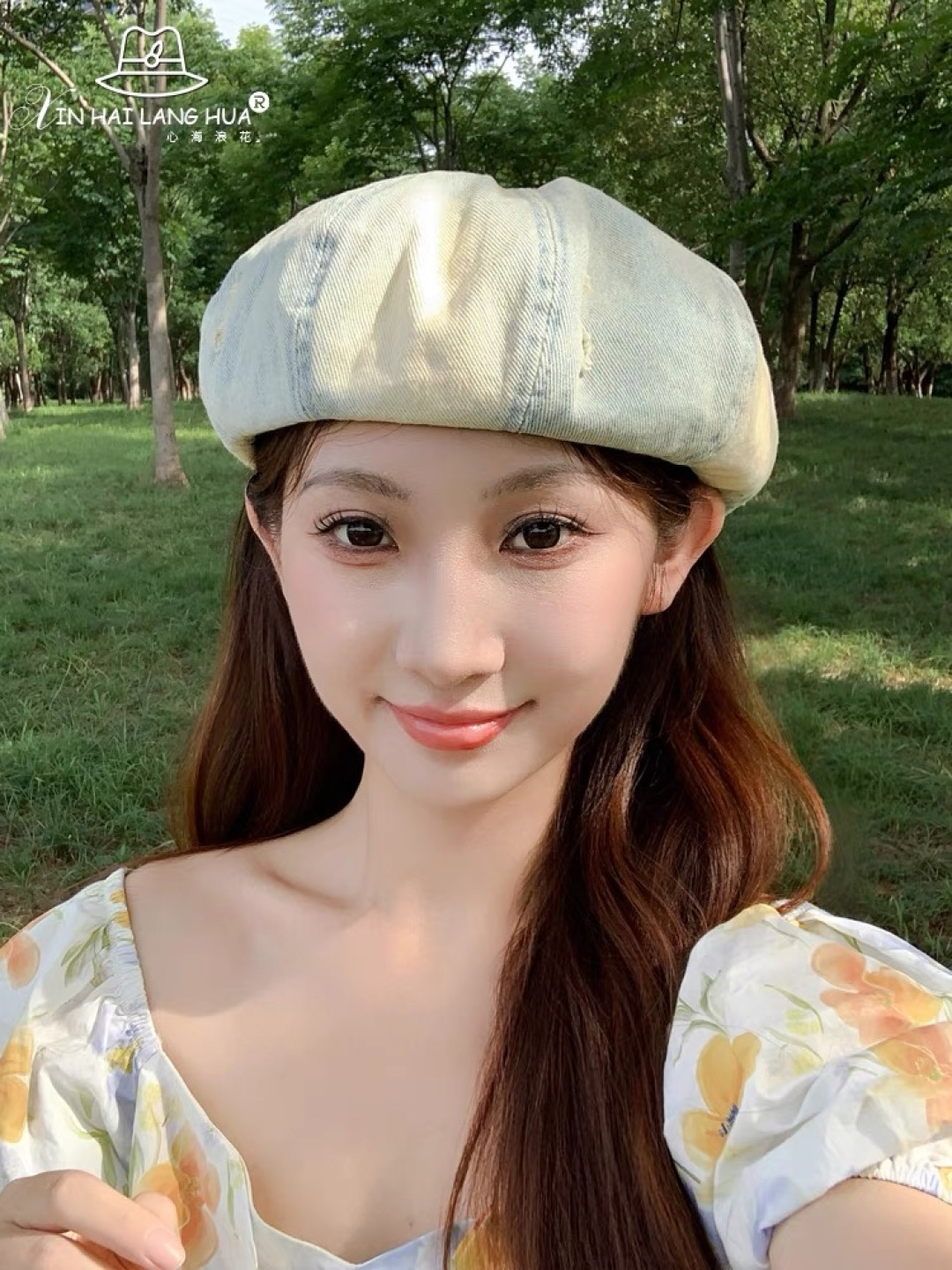 NO:344644,The retro old denim beret hat women spring and autumn fashion versatile high quality quality octagonal painter hat cloud bud hat straw hat fisherman hat baseball hat, hat, Moncler, espadrilles, hats蒙口 复古做旧牛仔贝雷帽子女春秋时尚百搭高品 质八角画家帽云朵蓓蕾帽帽子草帽渔夫帽棒球帽,帽子,Moncler,espadrilles,hats,hat