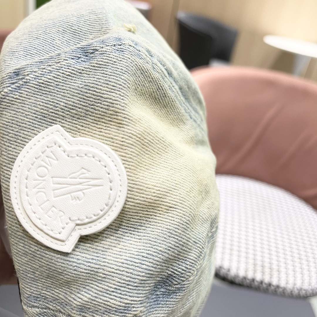  蒙口 复古做旧牛仔贝雷帽子女春秋时尚百搭高品
质八角画家帽云朵蓓蕾帽