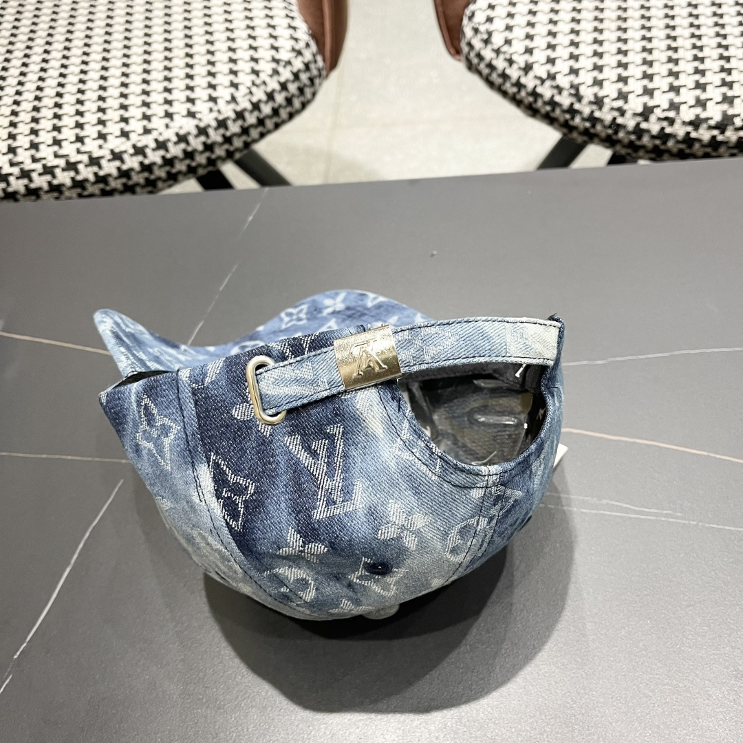  Lv路易威登 剌绣棒球帽子女2025春夏新款时尚韩版百搭情侣鸭舌帽宽檐帽潮