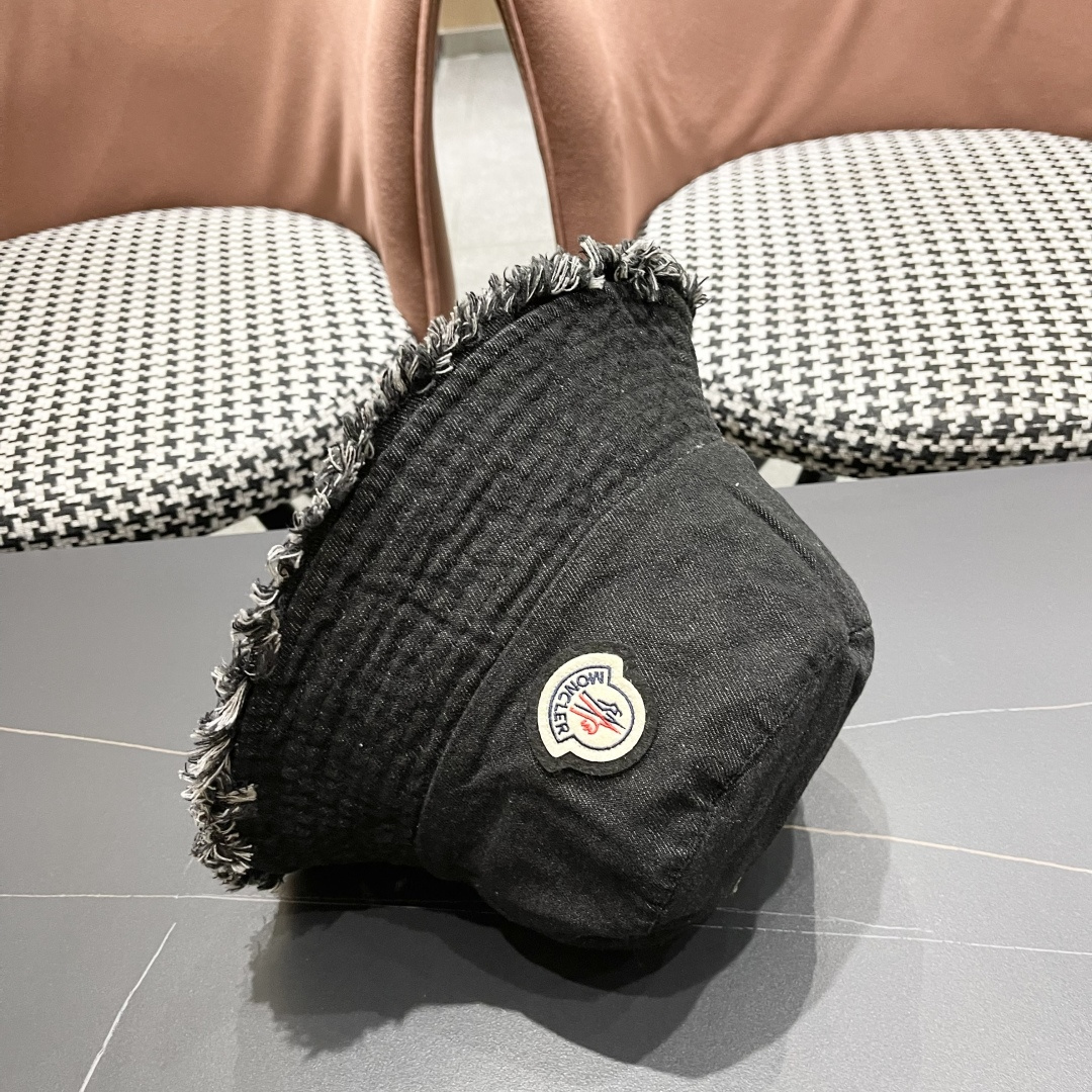  蒙口 渔夫帽女2025新款盆帽夏季遮阳防晒韩版百搭遮脸显脸小牛仔帽子女