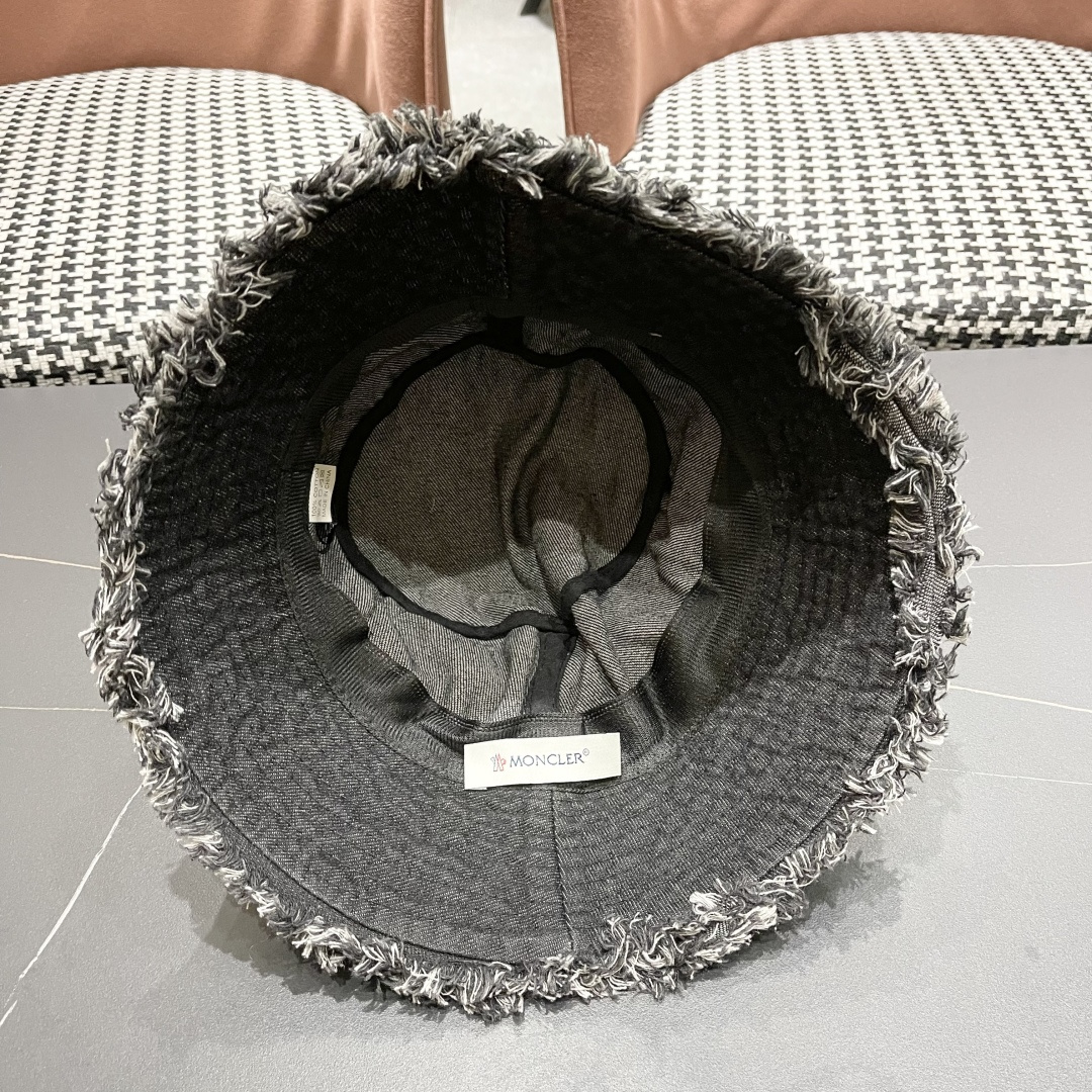  蒙口 渔夫帽女2025新款盆帽夏季遮阳防晒韩版百搭遮脸显脸小牛仔帽子女