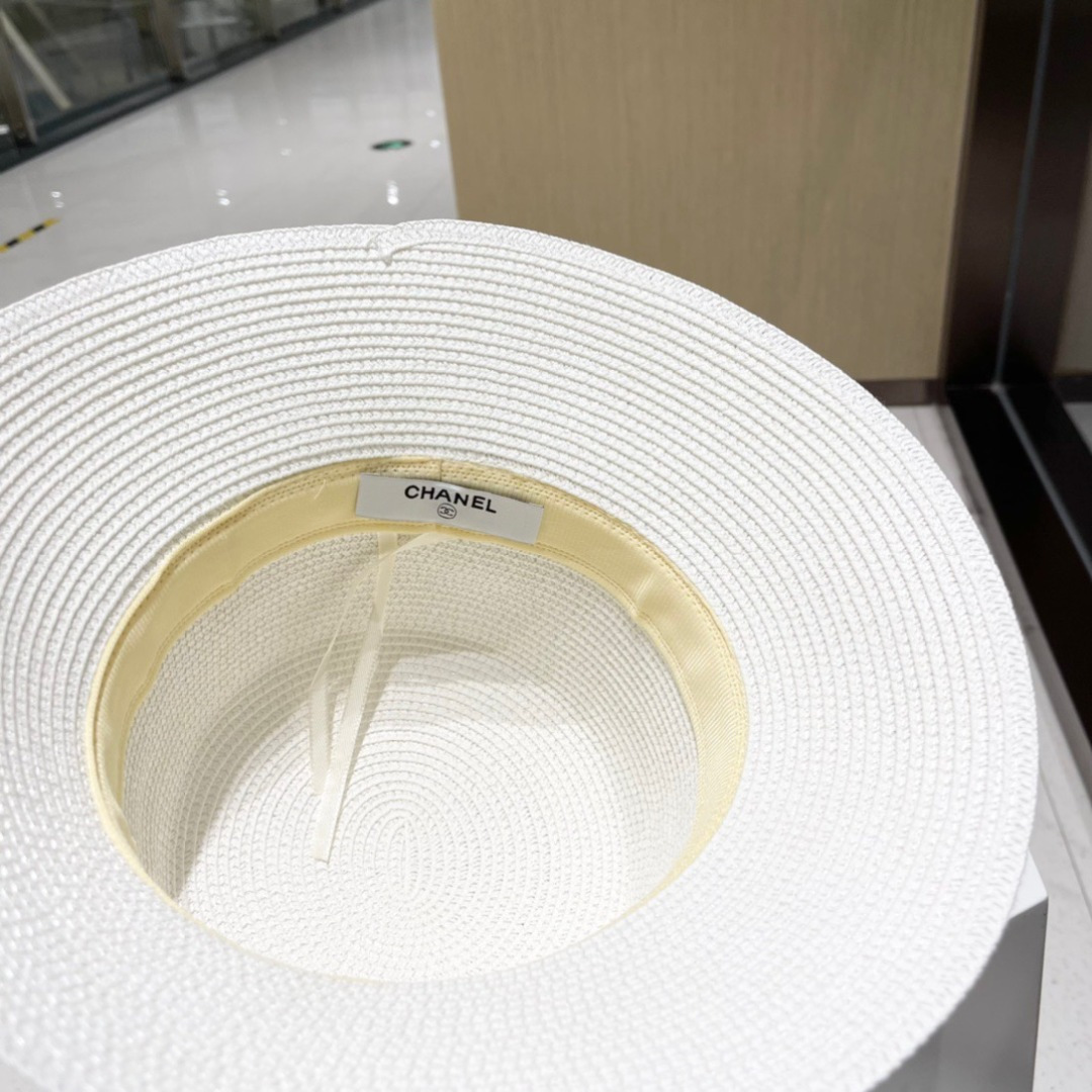  香奈儿CHANEL草帽，徽章小香组合设计 官方同步，原单品质，重工定制，独一无二，欧美时尚大牌！