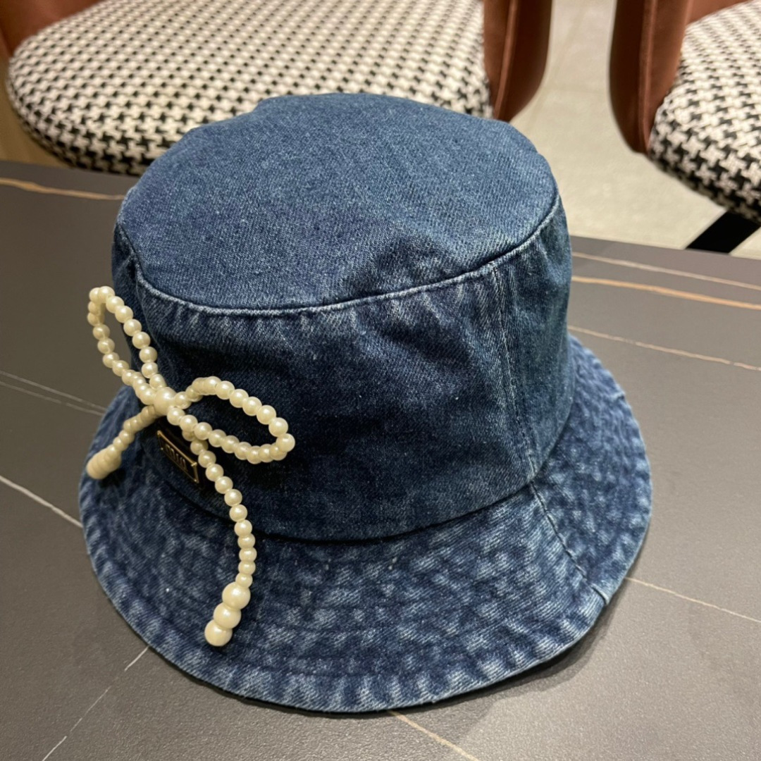  谬谬 新款牛仔渔夫帽大牌高级十感足！简约尚时风，高质品，尊享品质感！