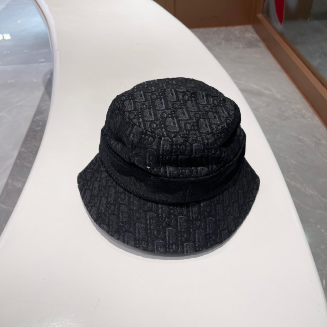  🔳迪奥Dior-新款发布 高版本老花D家渔夫帽 水洗标吊牌齐全 超级爆款 时尚