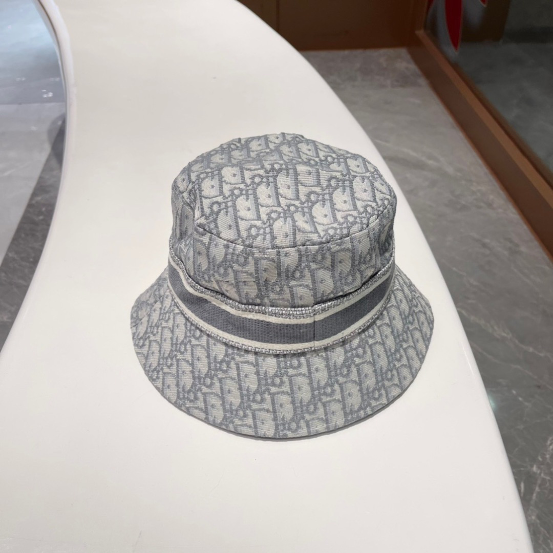  🔳迪奥Dior-新款发布 高版本老花D家渔夫帽 水洗标吊牌齐全 超级爆款 时尚