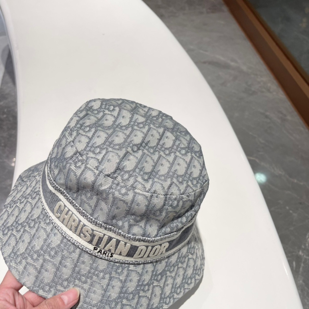  🔳迪奥Dior-新款发布 高版本老花D家渔夫帽 水洗标吊牌齐全 超级爆款 时尚