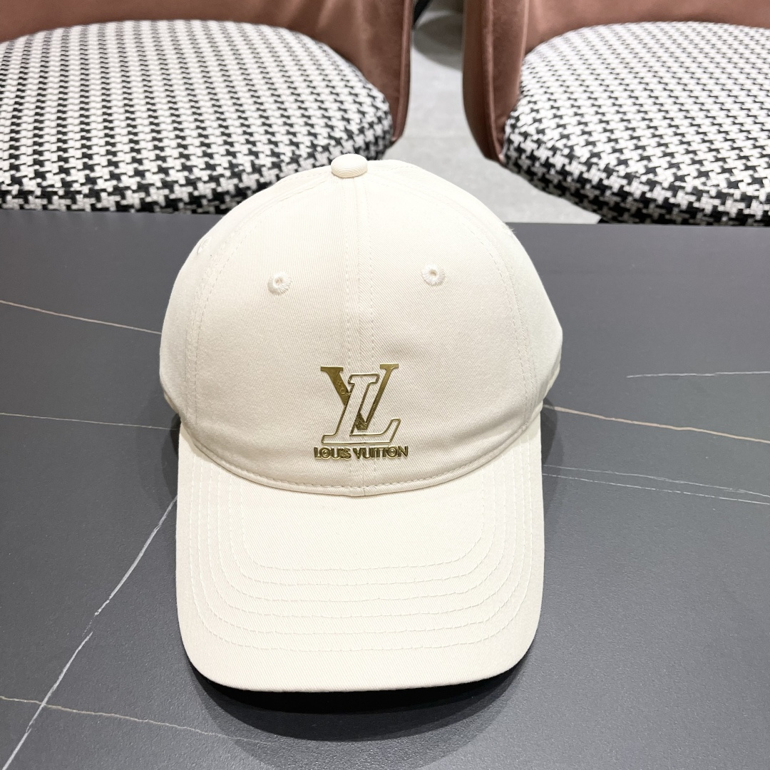 🧢路易威登lv棒球帽 LouisVuitton😍新款重工打造♥️高端大气，百搭款🤗男女通用！