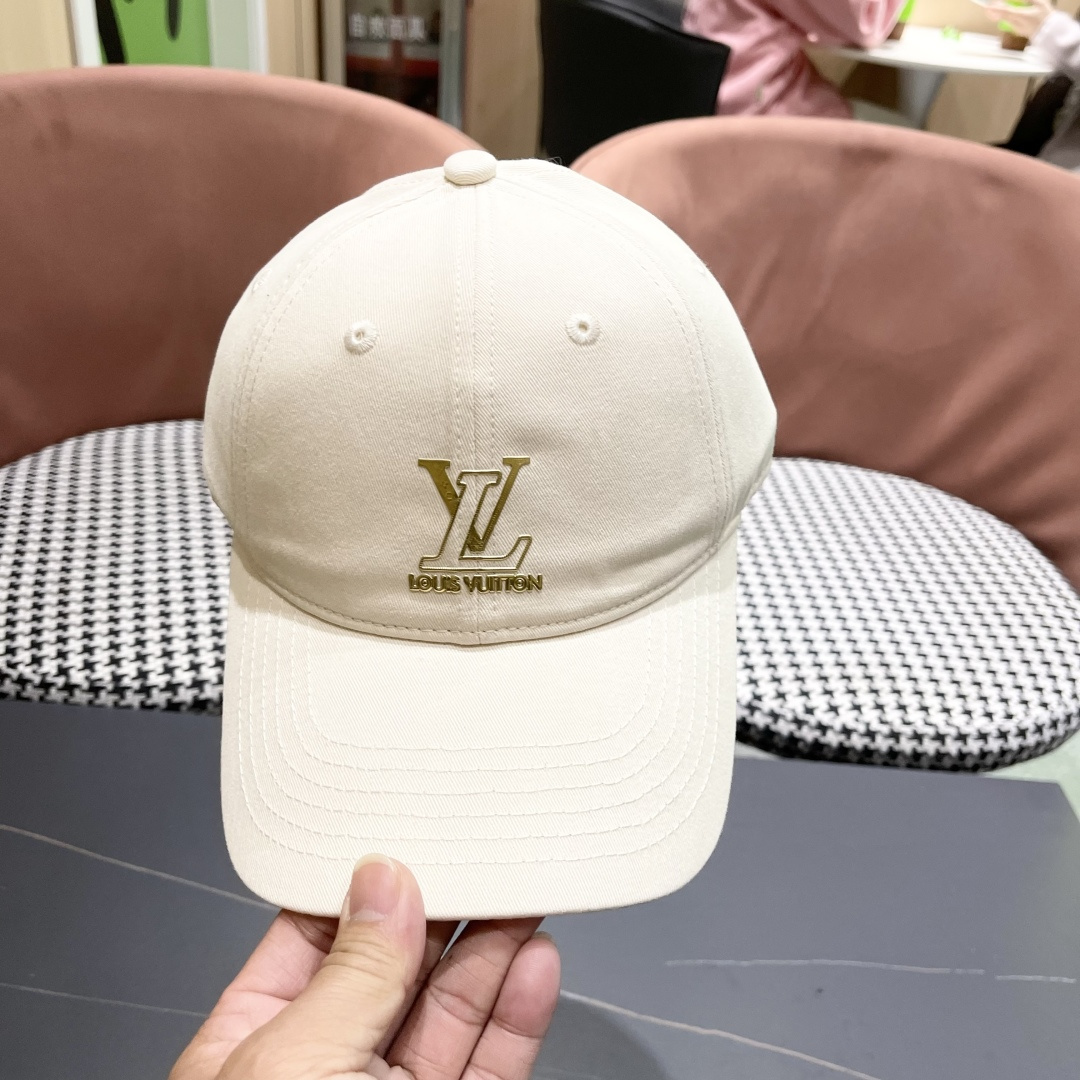 🧢路易威登lv棒球帽 LouisVuitton😍新款重工打造♥️高端大气，百搭款🤗男女通用！