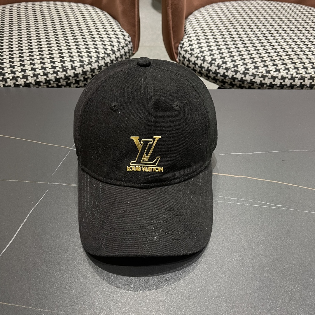 🧢路易威登lv棒球帽 LouisVuitton😍新款重工打造♥️高端大气，百搭款🤗男女通用！