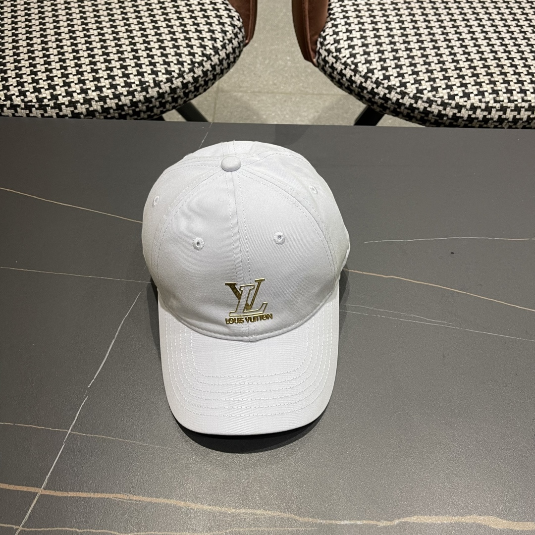 🧢路易威登lv棒球帽 LouisVuitton😍新款重工打造♥️高端大气，百搭款🤗男女通用！