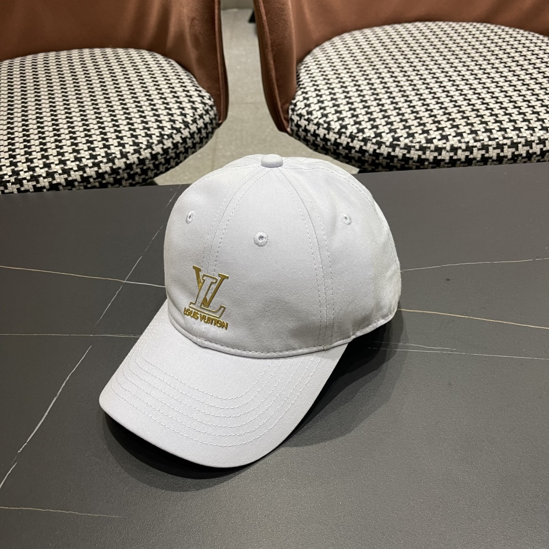 🧢路易威登lv棒球帽 LouisVuitton😍新款重工打造♥️高端大气，百搭款🤗男女通用！