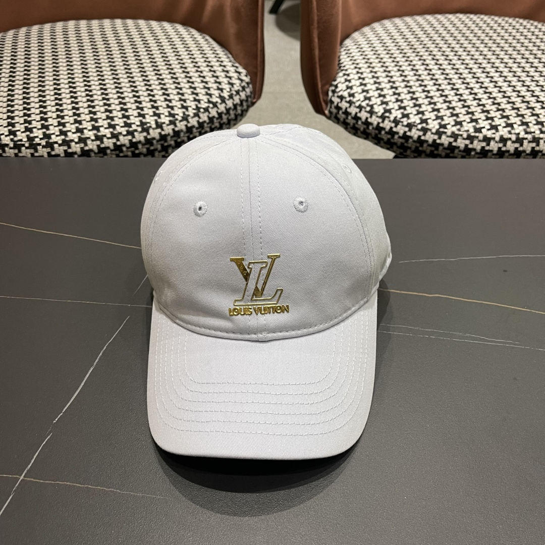 🧢路易威登lv棒球帽 LouisVuitton😍新款重工打造♥️高端大气，百搭款🤗男女通用！