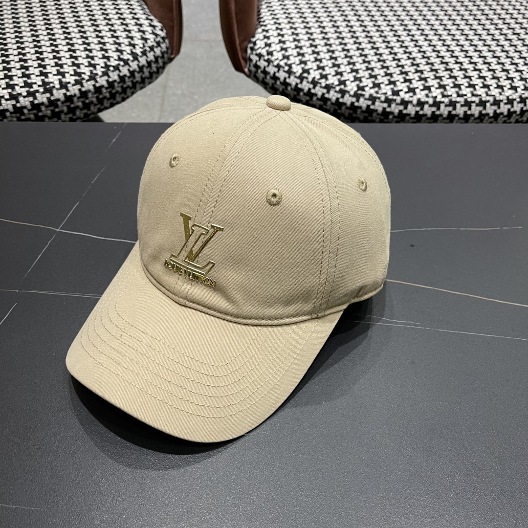🧢路易威登lv棒球帽 LouisVuitton😍新款重工打造♥️高端大气，百搭款🤗男女通用！