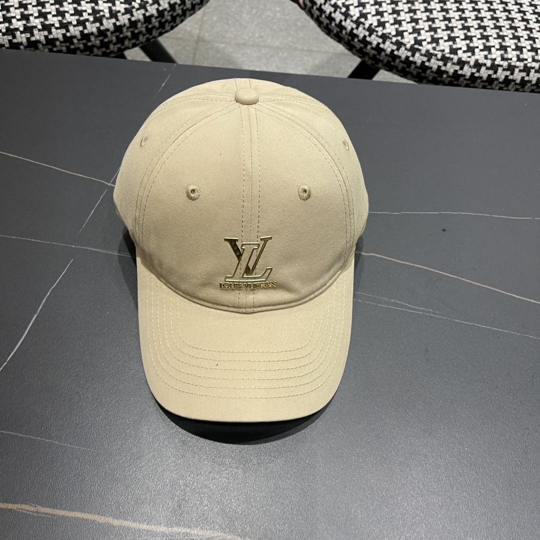 🧢路易威登lv棒球帽 LouisVuitton😍新款重工打造♥️高端大气，百搭款🤗男女通用！