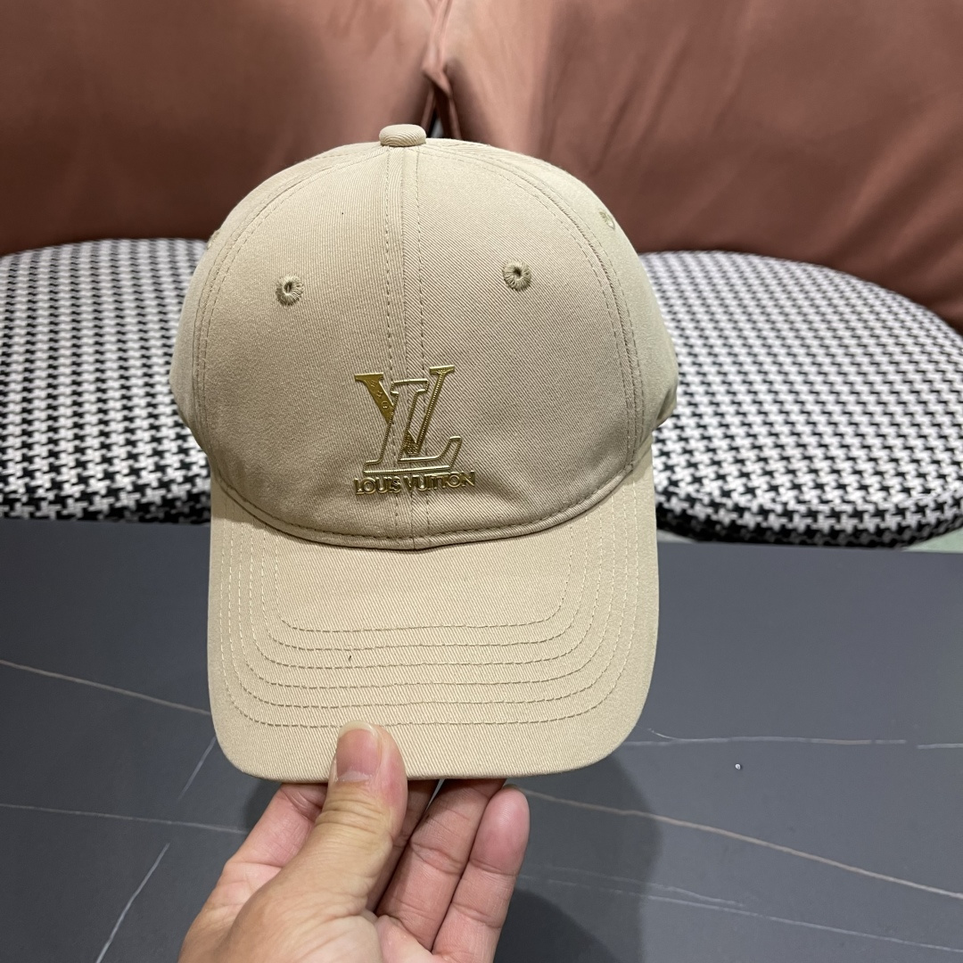 🧢路易威登lv棒球帽 LouisVuitton😍新款重工打造♥️高端大气，百搭款🤗男女通用！