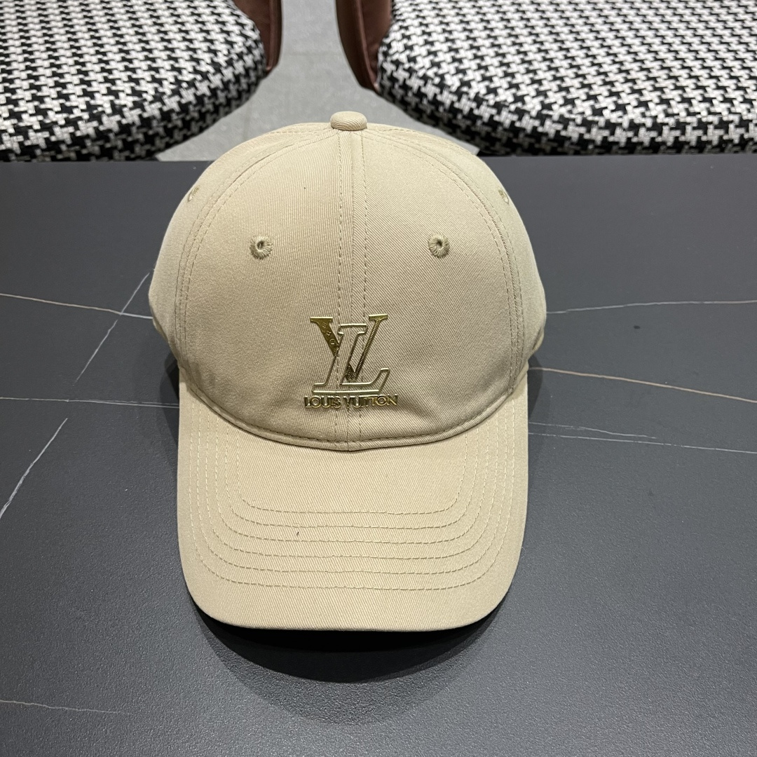 🧢路易威登lv棒球帽 LouisVuitton😍新款重工打造♥️高端大气，百搭款🤗男女通用！