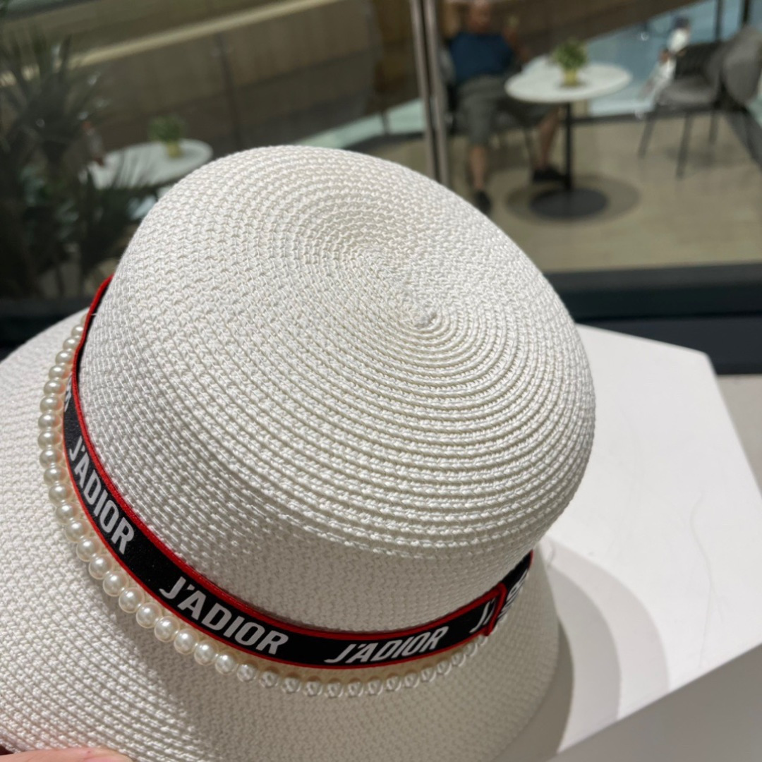  Dior迪奥新款草帽，名媛风礼帽，头围59cm