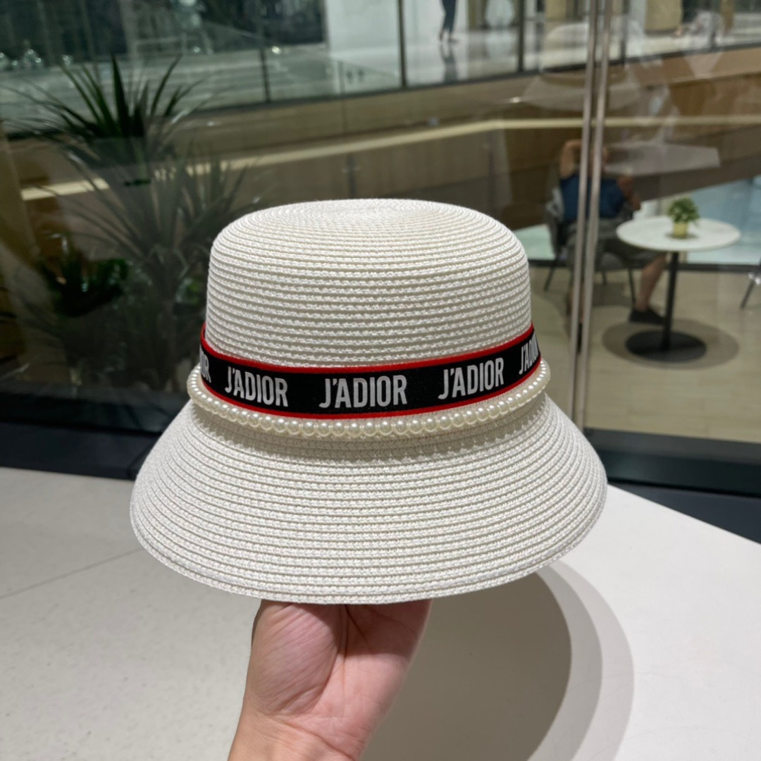  Dior迪奥新款草帽，名媛风礼帽，头围59cm