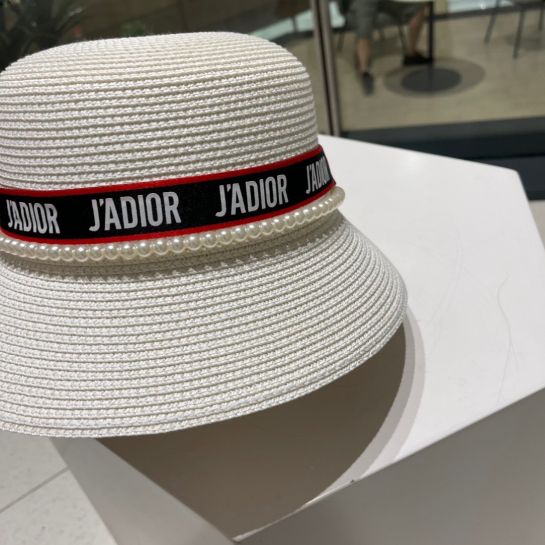  Dior迪奥新款草帽，名媛风礼帽，头围59cm
