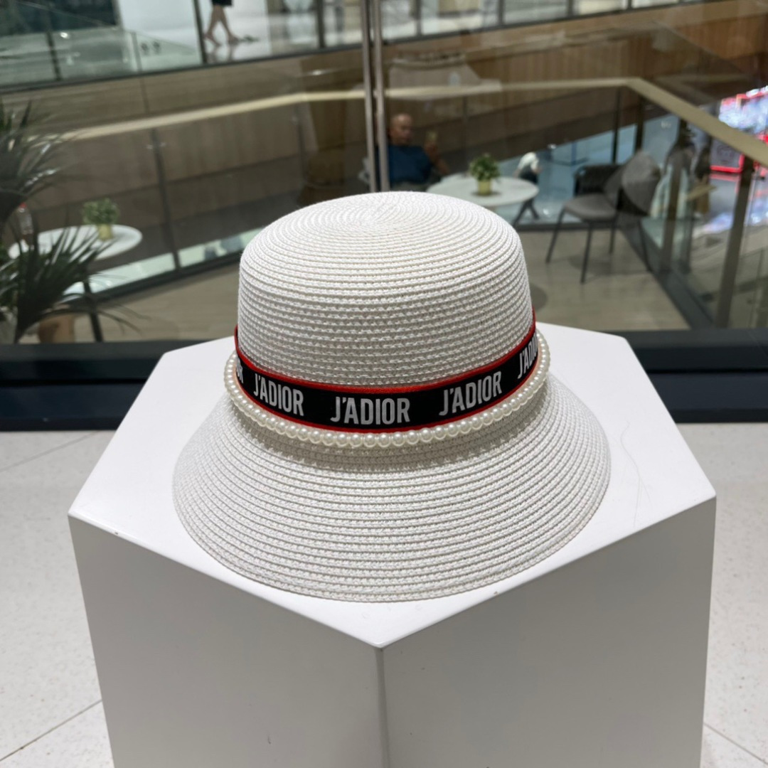  Dior迪奥新款草帽，名媛风礼帽，头围59cm