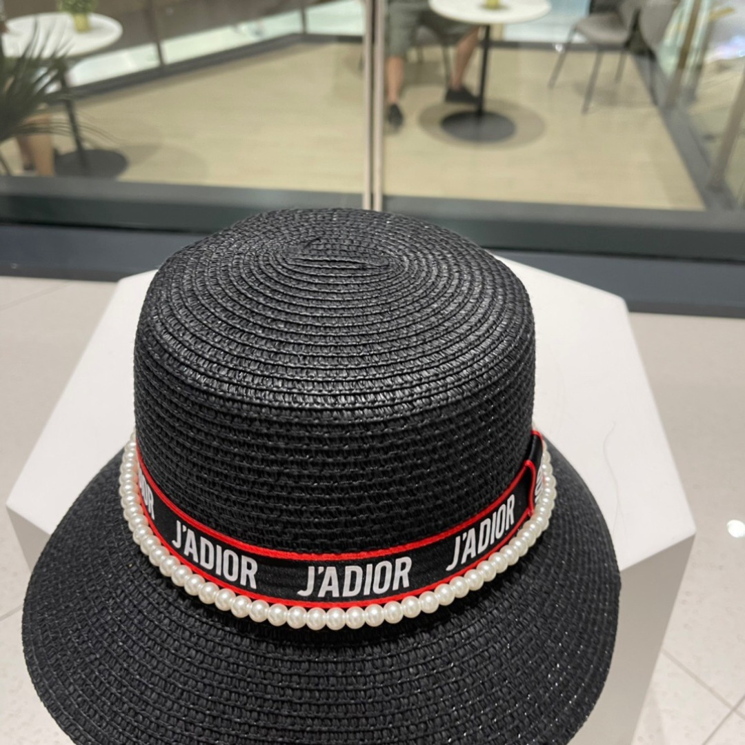  Dior迪奥新款草帽，名媛风礼帽，头围59cm
