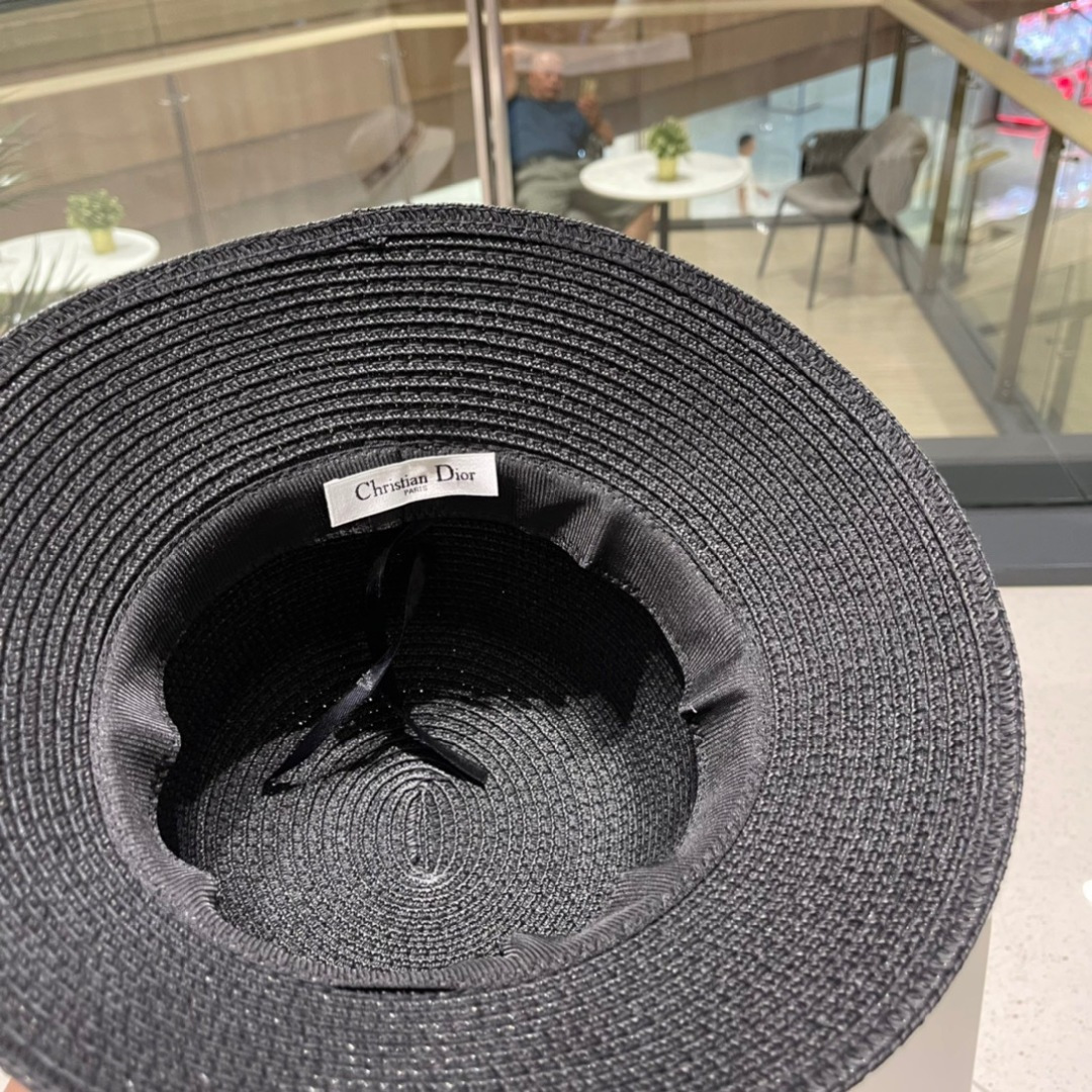  Dior迪奥新款草帽，名媛风礼帽，头围59cm
