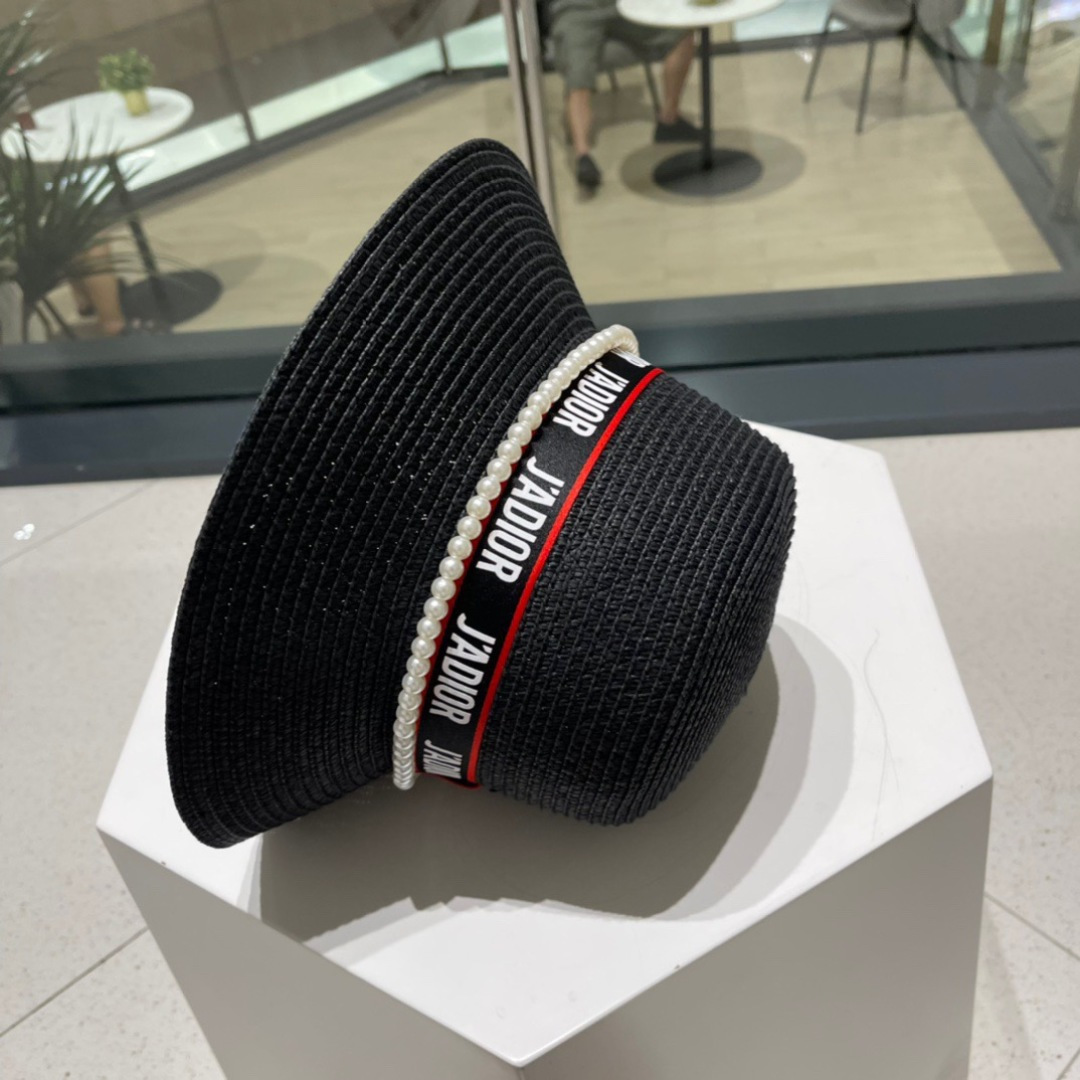  Dior迪奥新款草帽，名媛风礼帽，头围59cm