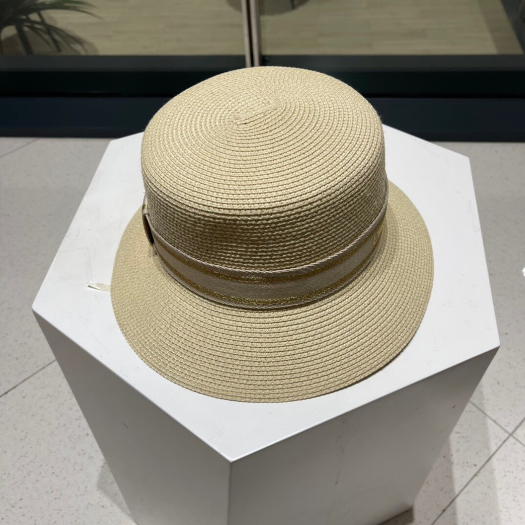 【DIOR迪奥】新款织带草编草帽礼帽🤩细节控，简约大方，百搭单品～出街首选，新款帽型超美腻