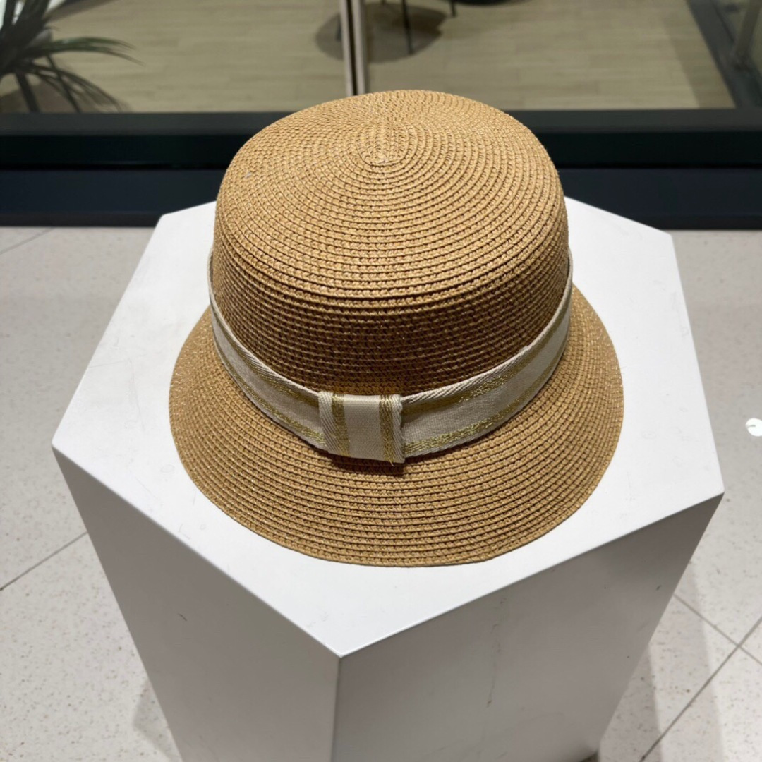 【DIOR迪奥】新款织带草编草帽礼帽🤩细节控，简约大方，百搭单品～出街首选，新款帽型超美腻