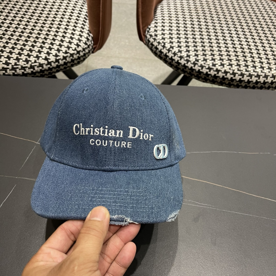  【DIOR迪奥】2025新款专柜同步刺绣简约棒球帽，爆款，大牌同步，超好搭配，出货！