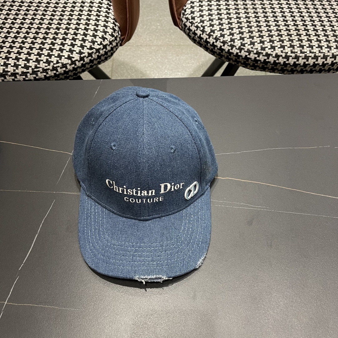  【DIOR迪奥】2025新款专柜同步刺绣简约棒球帽，爆款，大牌同步，超好搭配，出货！