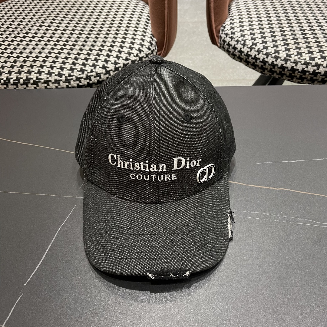  【DIOR迪奥】2025新款专柜同步刺绣简约棒球帽，爆款，大牌同步，超好搭配，出货！