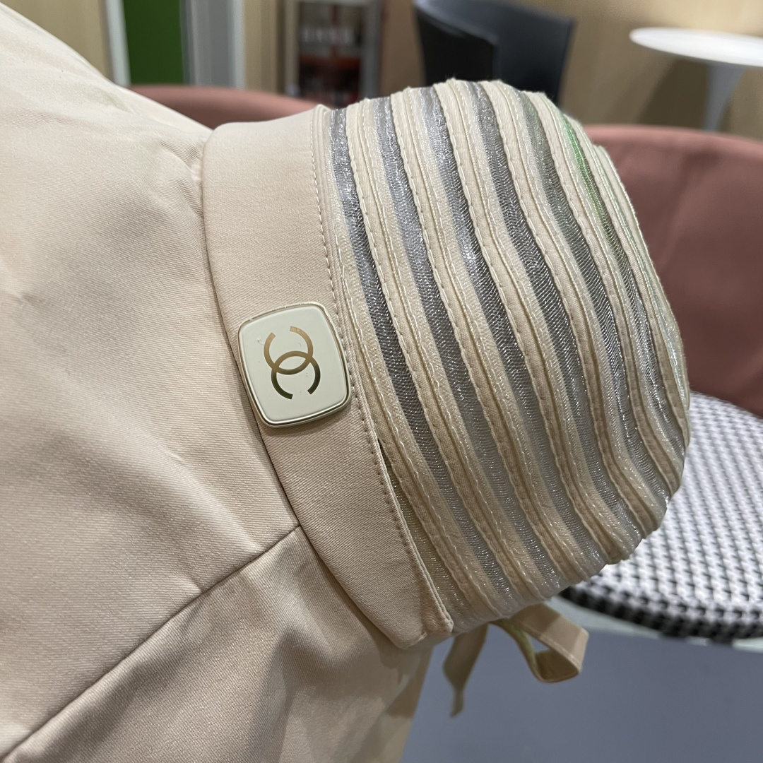  【CHANEL香奈儿】2025新款帽子女夏大帽檐遮阳帽户外可折叠太阳帽时尚防
晒沙滩帽透气凉帽潮