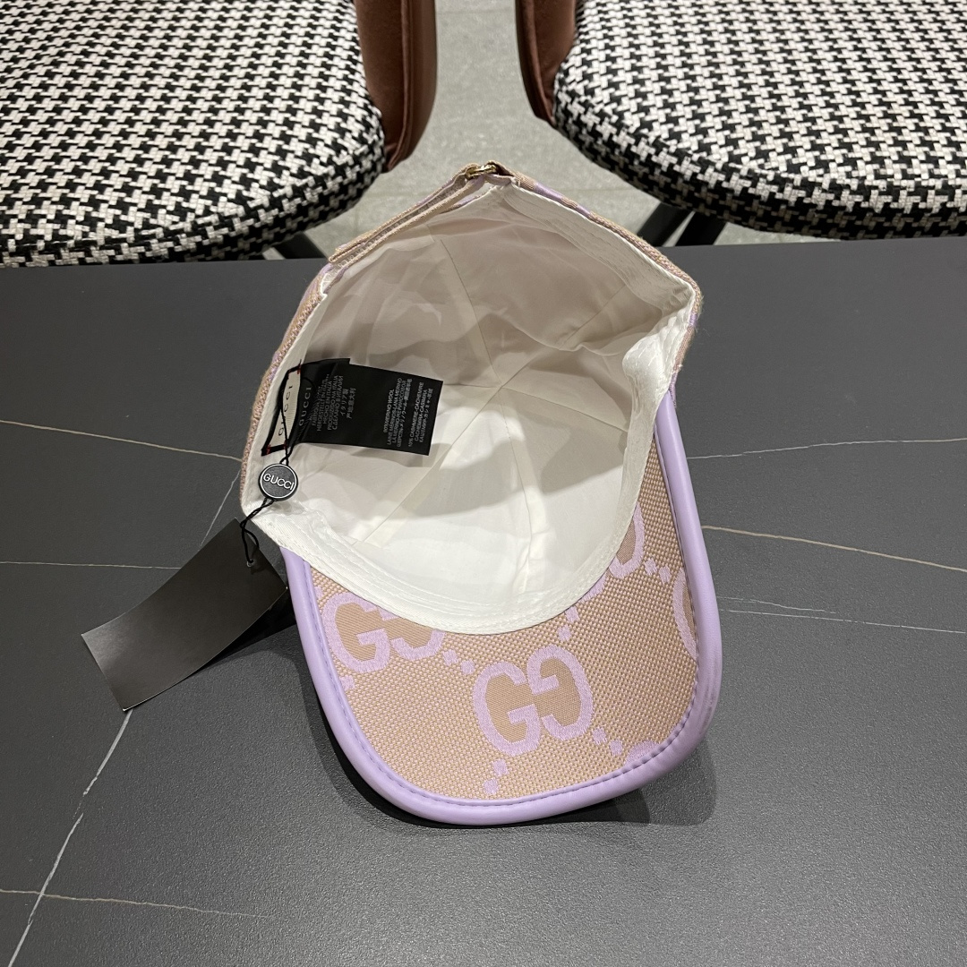  Gucci(古奇)经典原单棒球帽😍😍专柜11开模订制，轻盈透气！实物拍摄，四季百搭男女适用，基础头围5